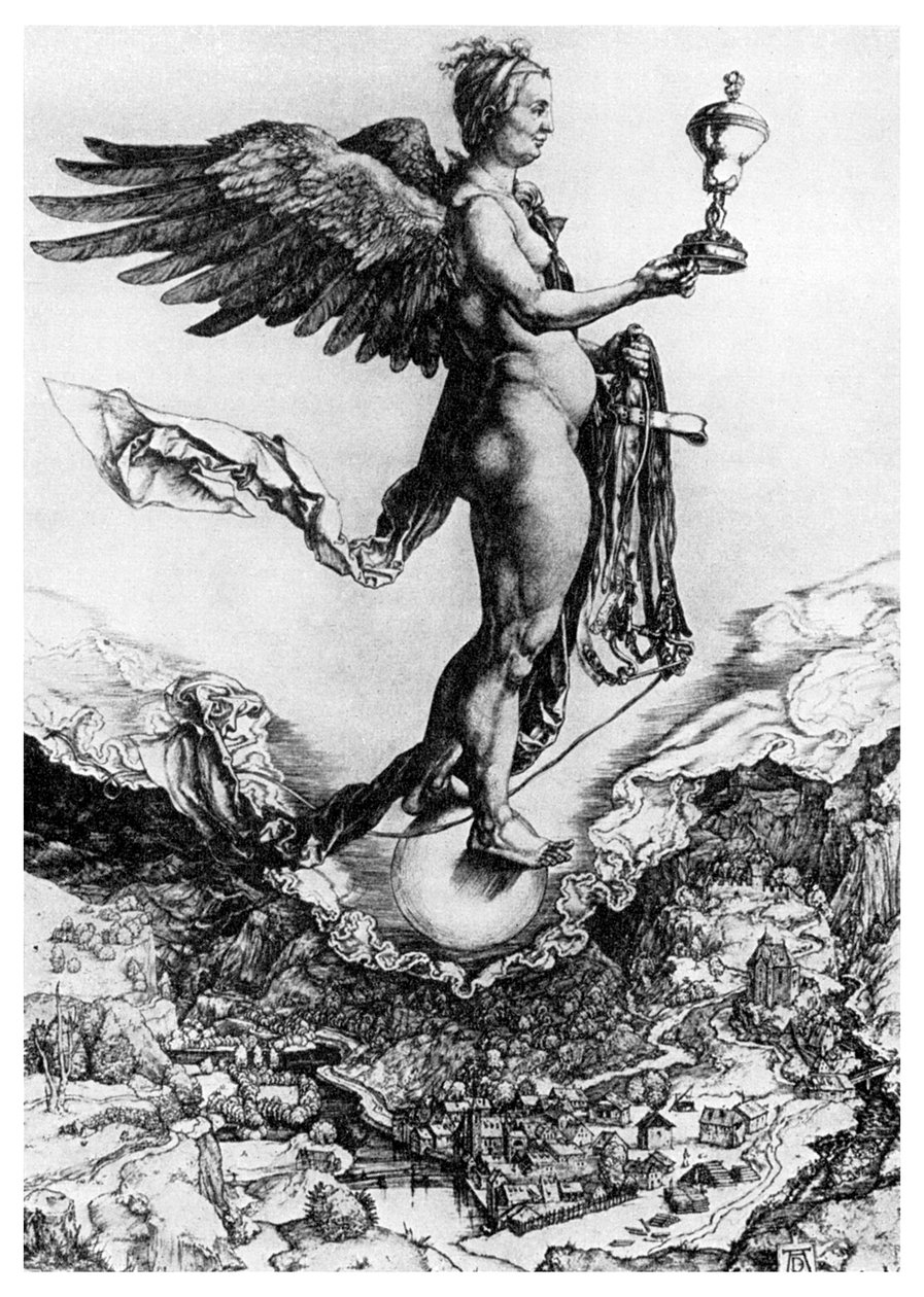 Nemesis or Good Fortune, c1502 1956 av Unbekannt