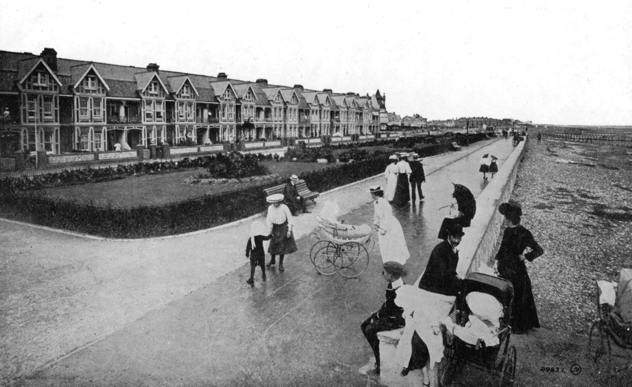 New Parade, East Worthing, West Sussex, tidigt 1900-tal av Unbekannt