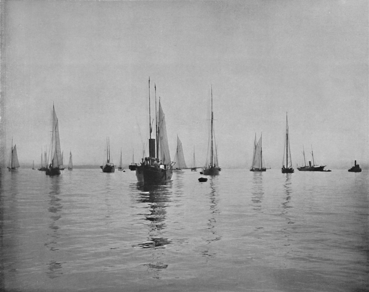 New York Bay, 1800-talet av Unbekannt