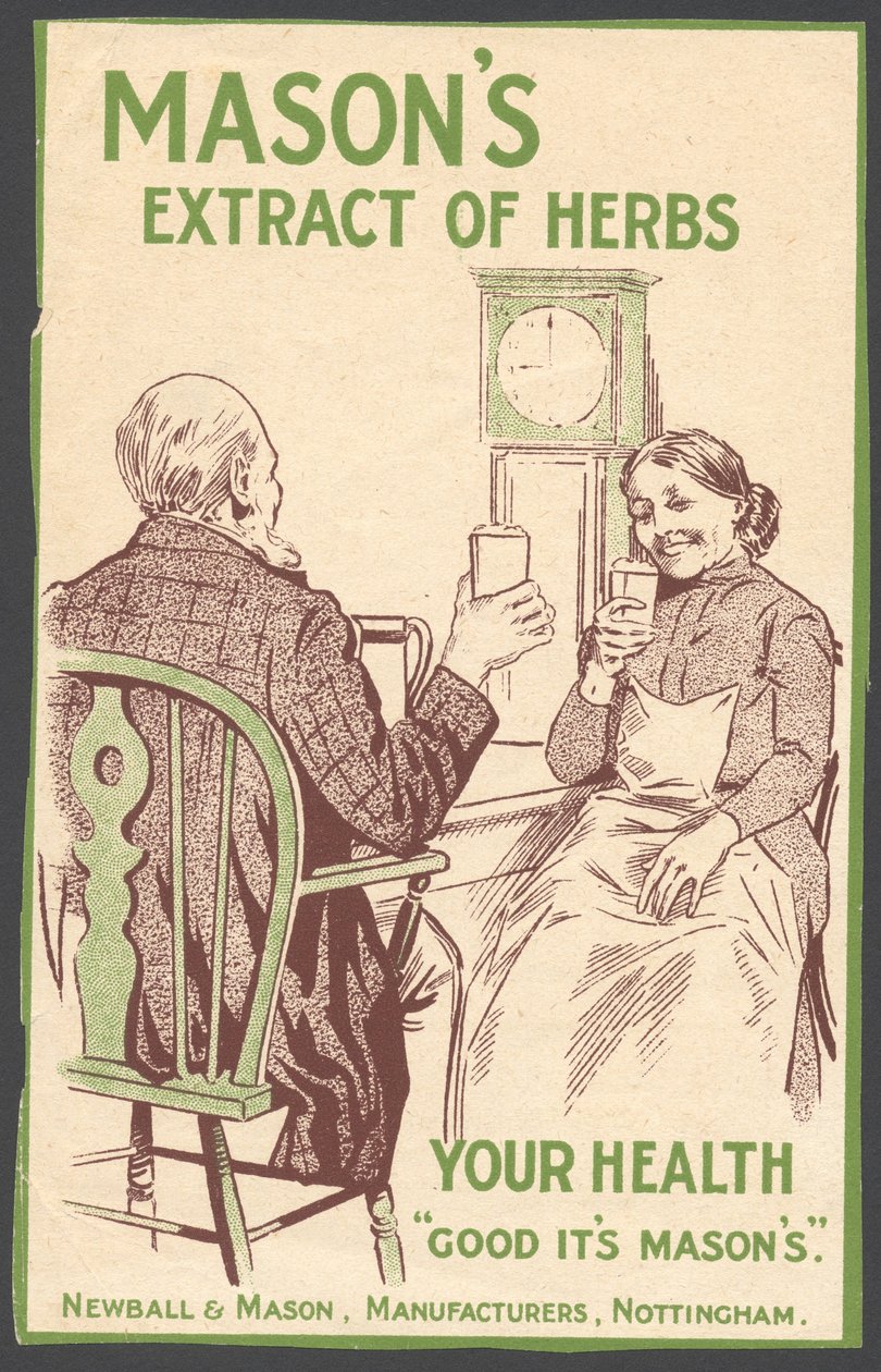 Newball och Mason Extract of Herbs, 1890-talet av Unbekannt