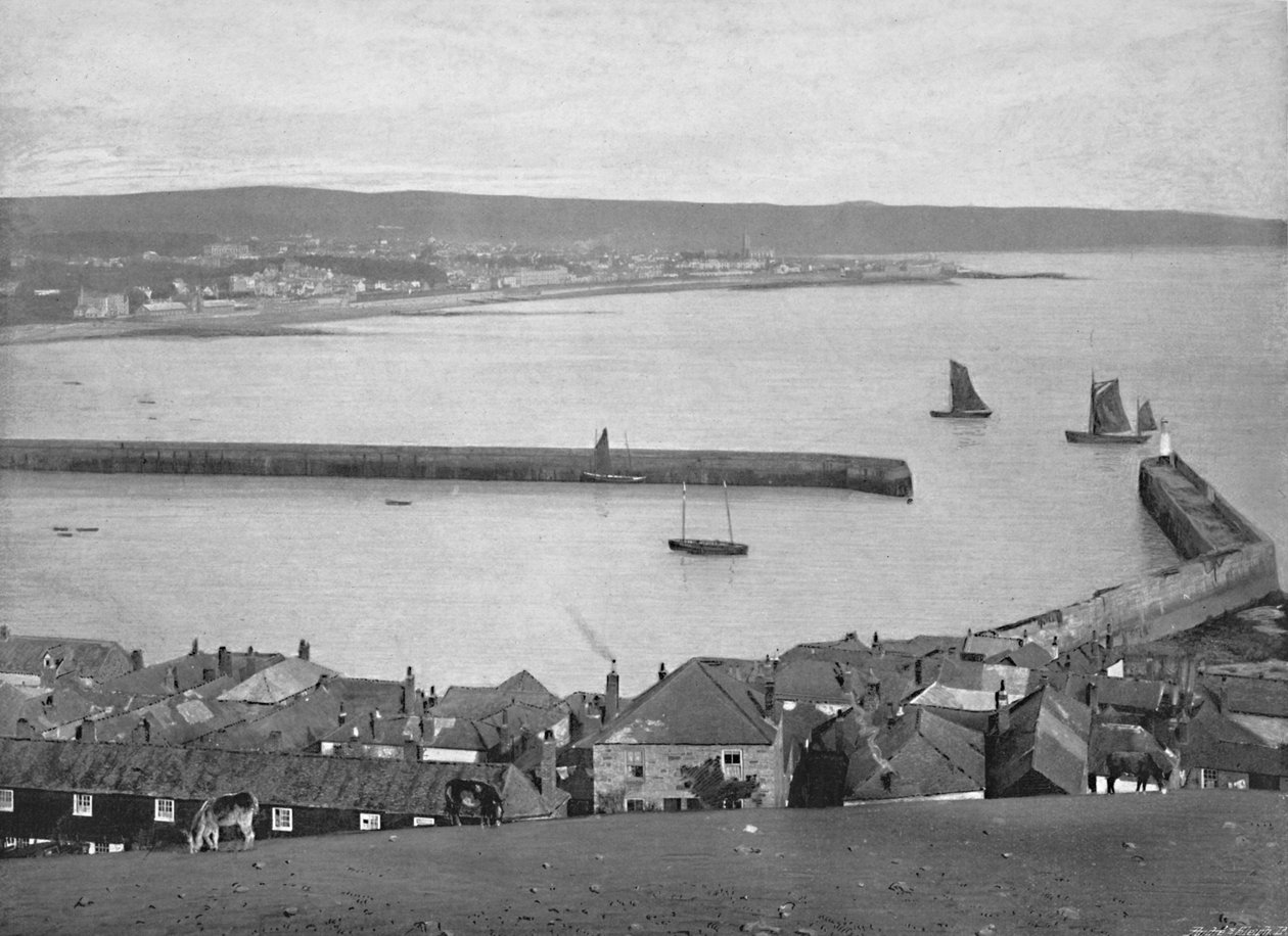 Newlyn, nära Penzance, c1896 av Unbekannt