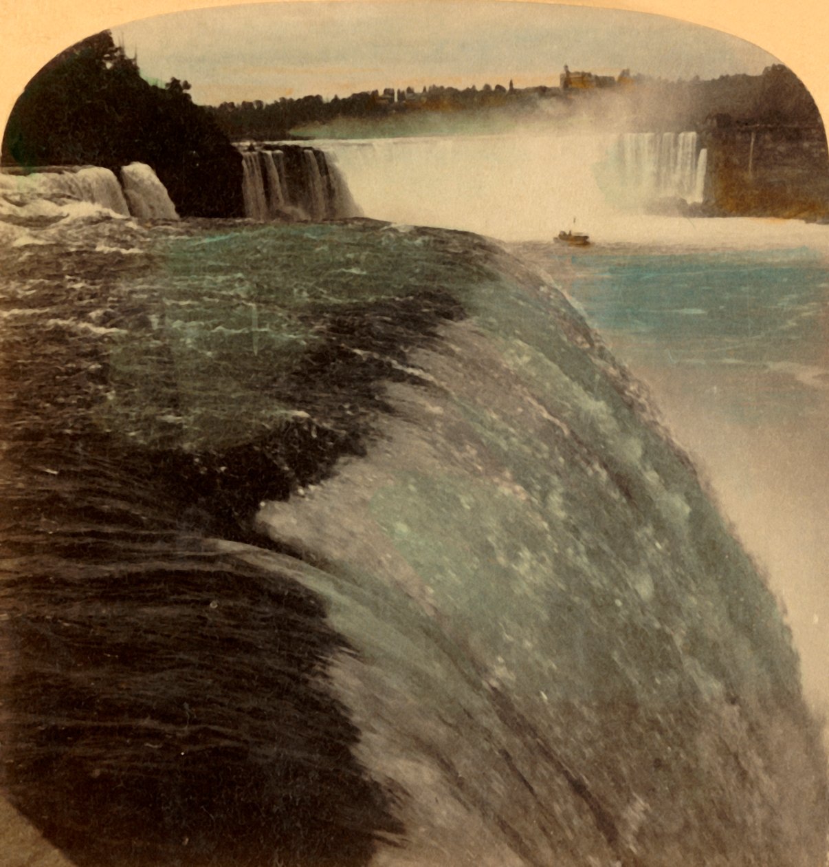Niagarafallen från Prospect Point, U.S.A., 1894. av Unbekannt