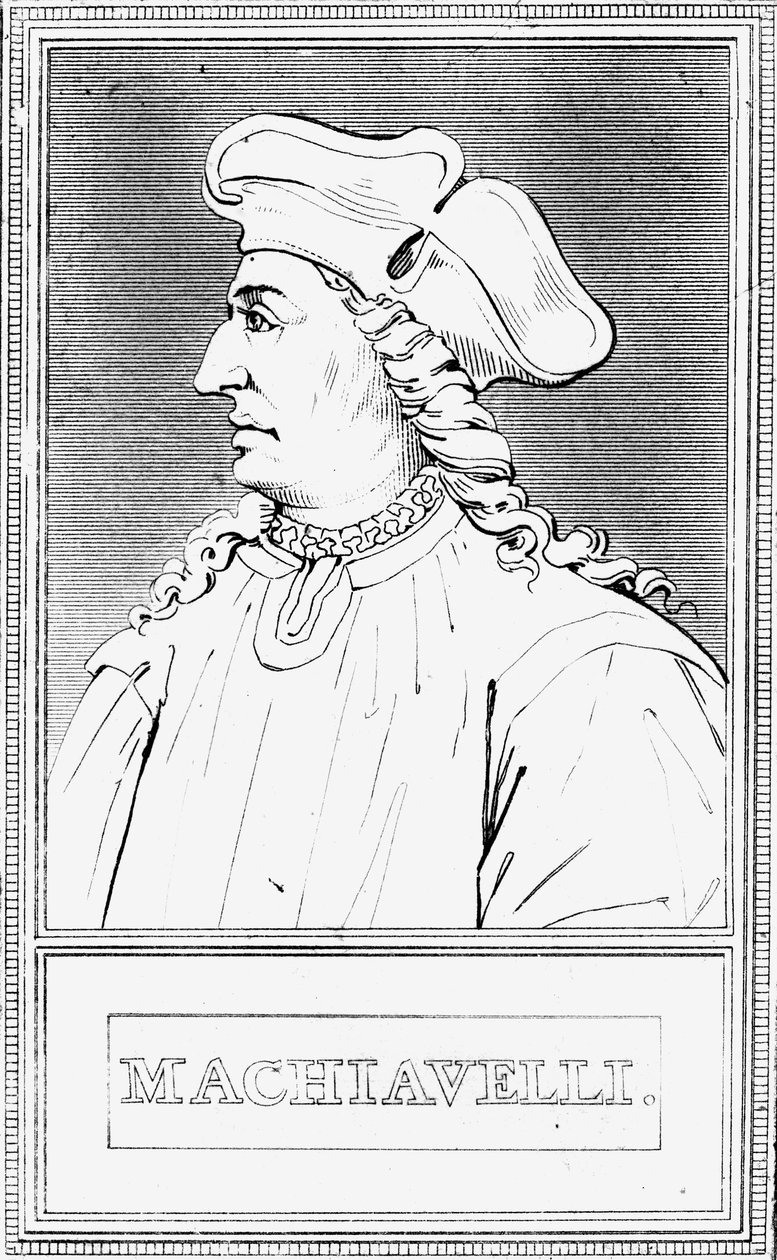 Niccolo Machiavelli, italiensk renässanspolitisk filosof av Unbekannt
