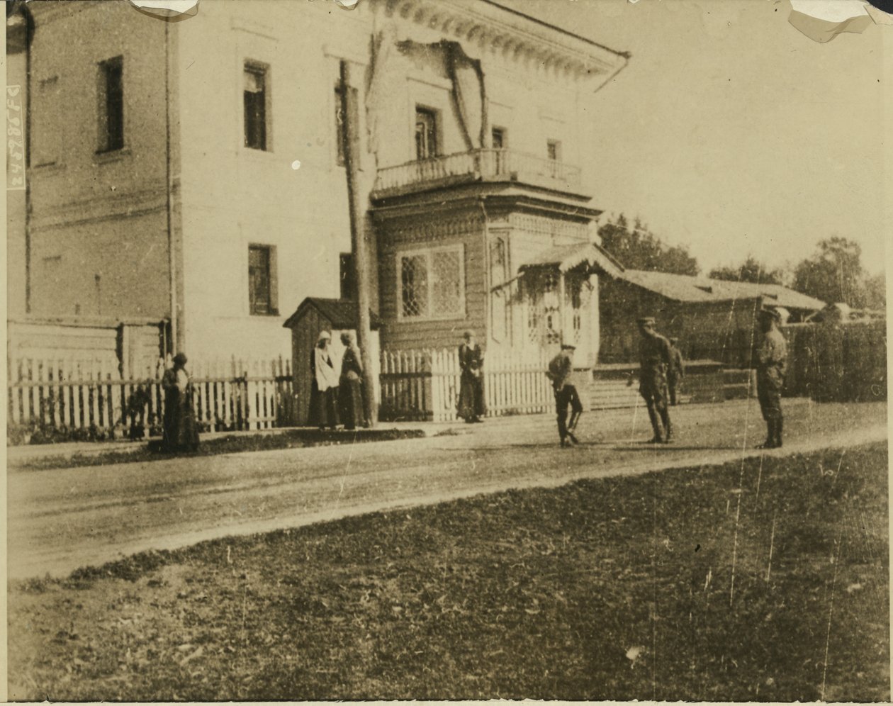 Nicholas II av Ryssland med familj i Tobolsk av Unbekannt