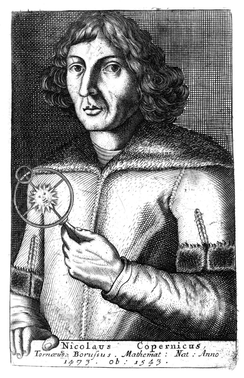 Nicolaus Copernicus, polsk astronom och matematiker av Unbekannt