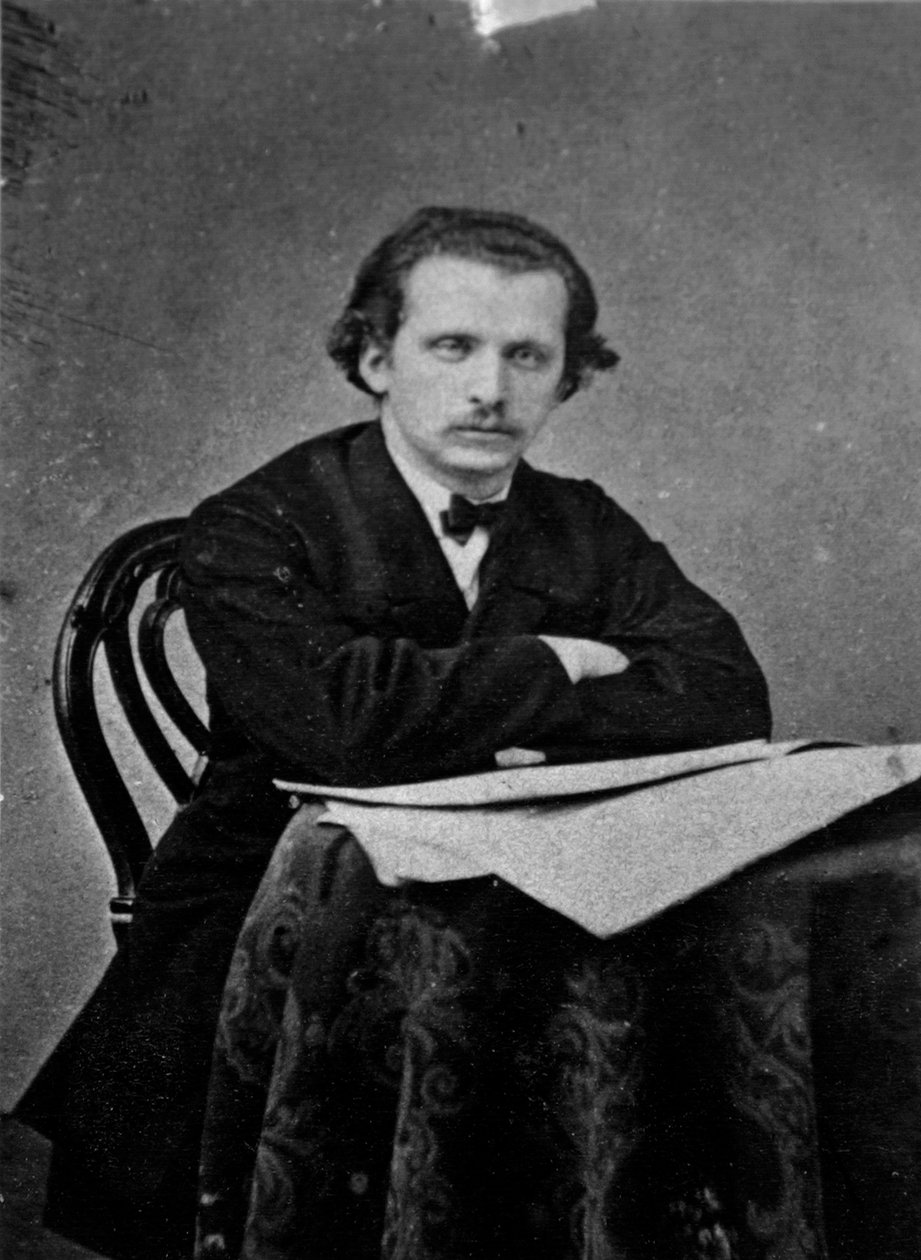 Nikolai Rubinstein, rysk pianist och kompositör, c1880-c1881 av Unbekannt