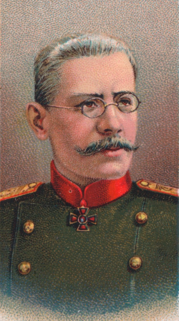 Nikolai Vladimirovich Ruzsky 1854-1918, rysk general under första världskriget, 1917 av Unbekannt