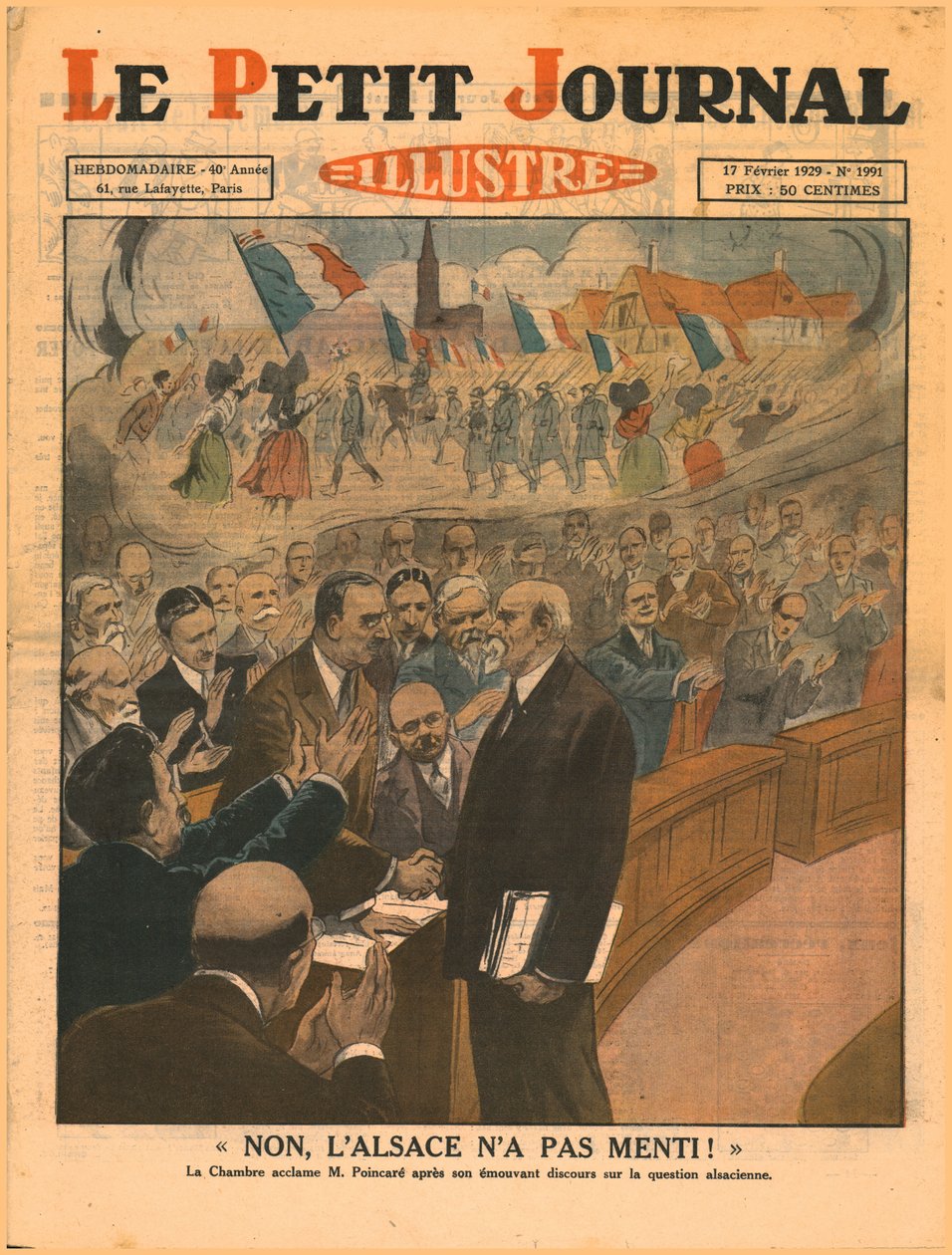 Nej, Alsace ljög inte!, 1929. av Unbekannt