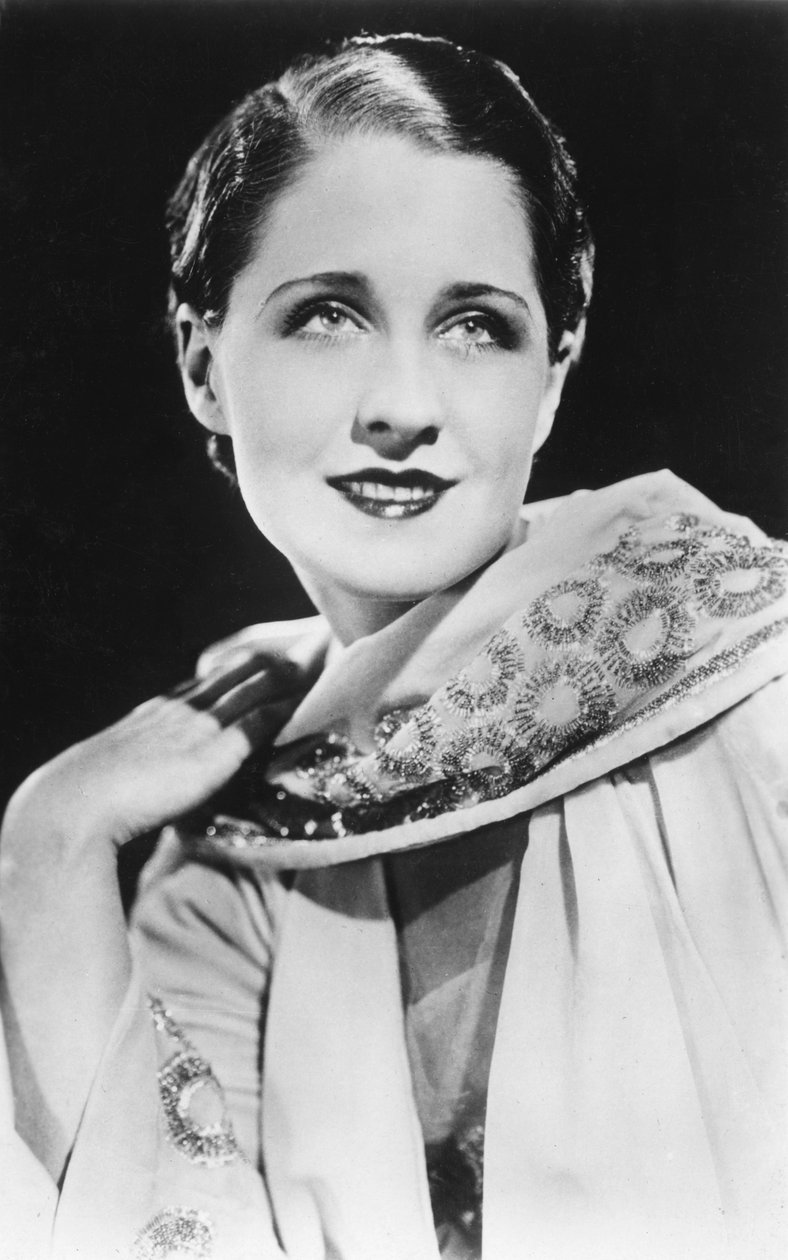 Norma Shearer 1902-1983, kanadensiskfödd amerikansk skådespelerska, 1900-talet av Unbekannt