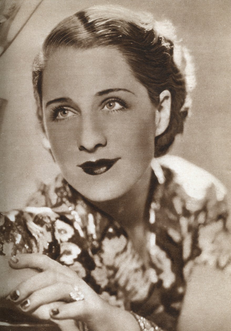Norma Shearer, kanadensisk-född skådespelerska, 1933 av Unbekannt