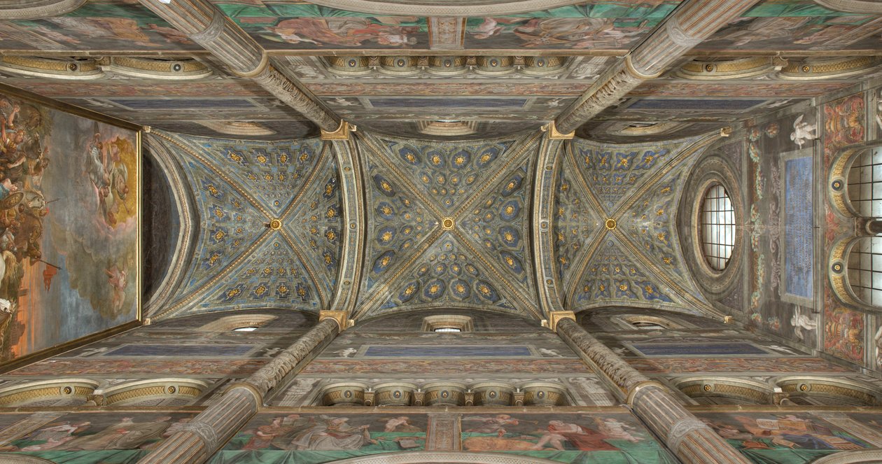 North Transept Volte, katedralen Santa Maria Assunta, Duomo, Cremona, Lombardiet, Italien (foto) av Unbekannt