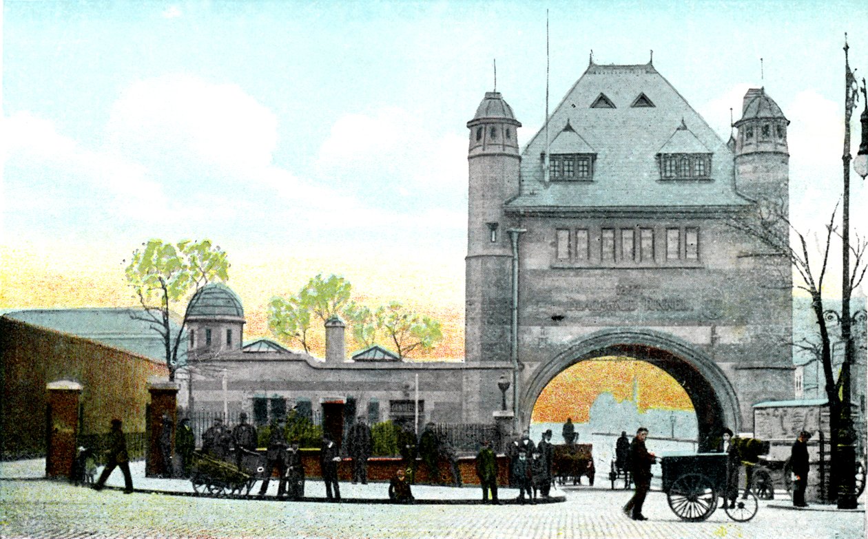 Norra ingången, Blackwall Tunnel, London, 1900-talet av Unbekannt