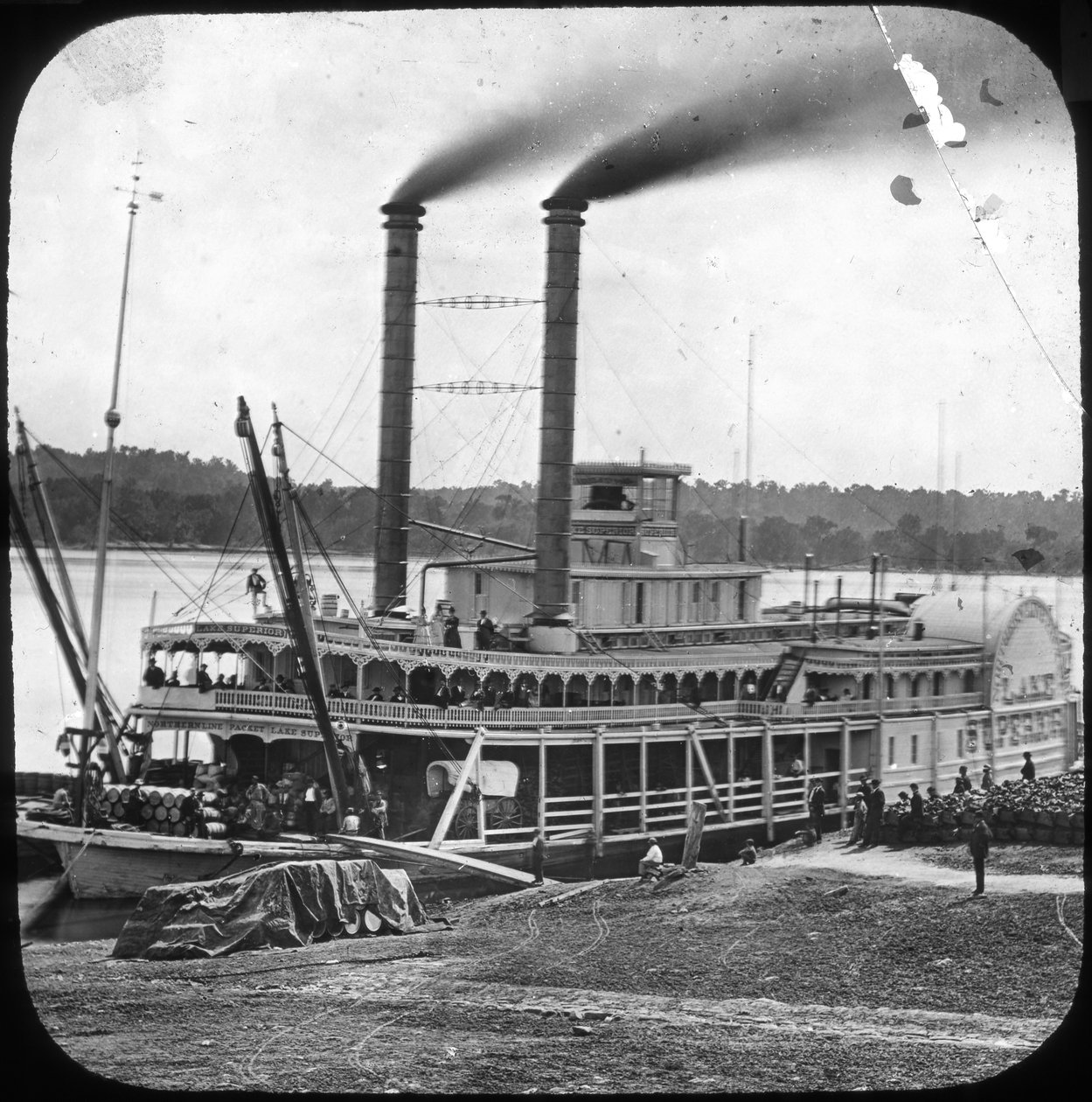 Northern Line Packet Company paddle steamer Lake Superior, USA, c1870-talet av Unbekannt