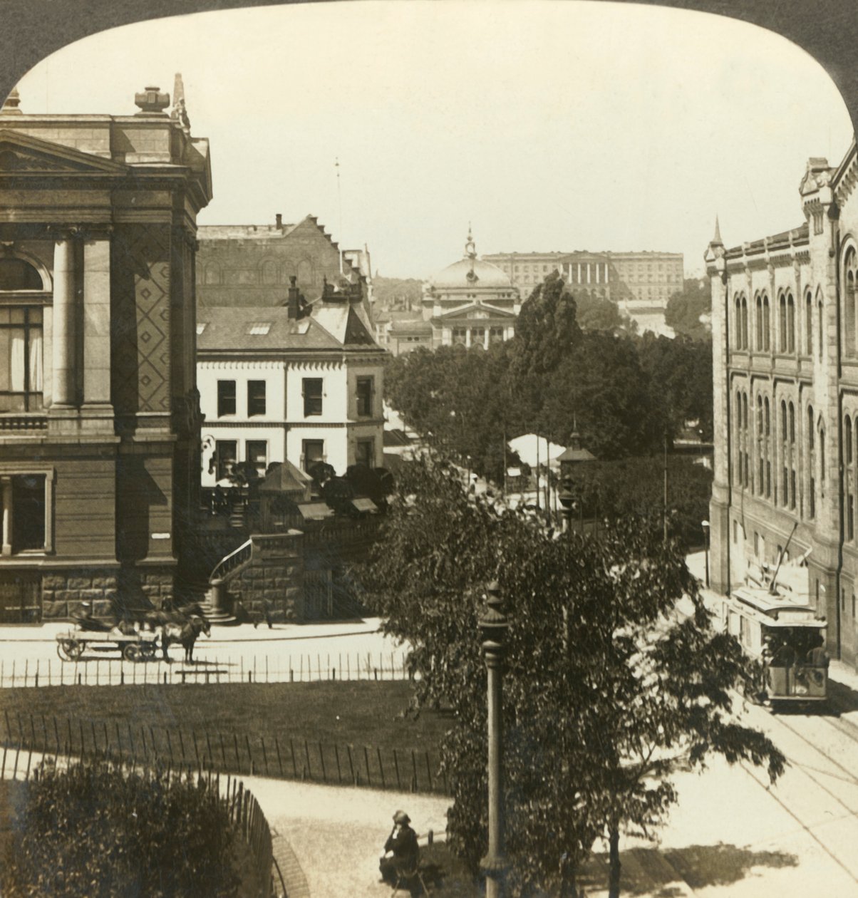Norges fina huvudstad, Christiania, Norge, c1905. av Unbekannt
