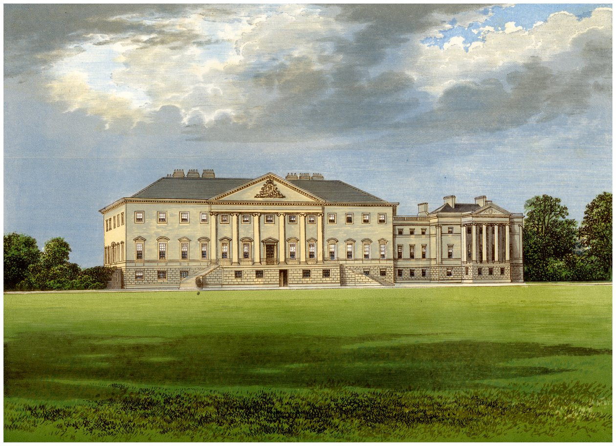 Nostell Priory, Yorkshire, hem för familjen Winn, c1880 av Unbekannt