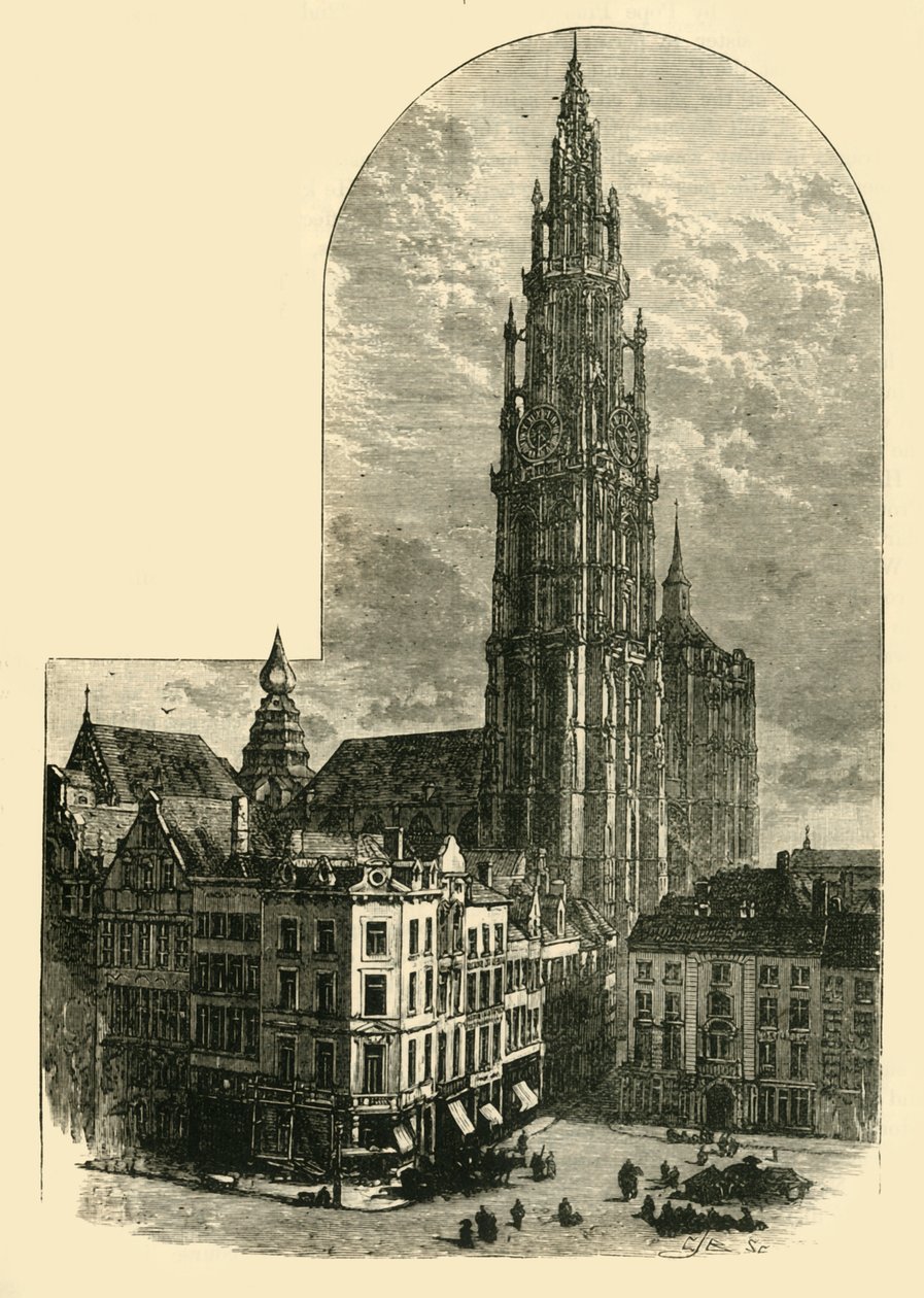 Our Lady, Antwerpen, 1890. av Unbekannt