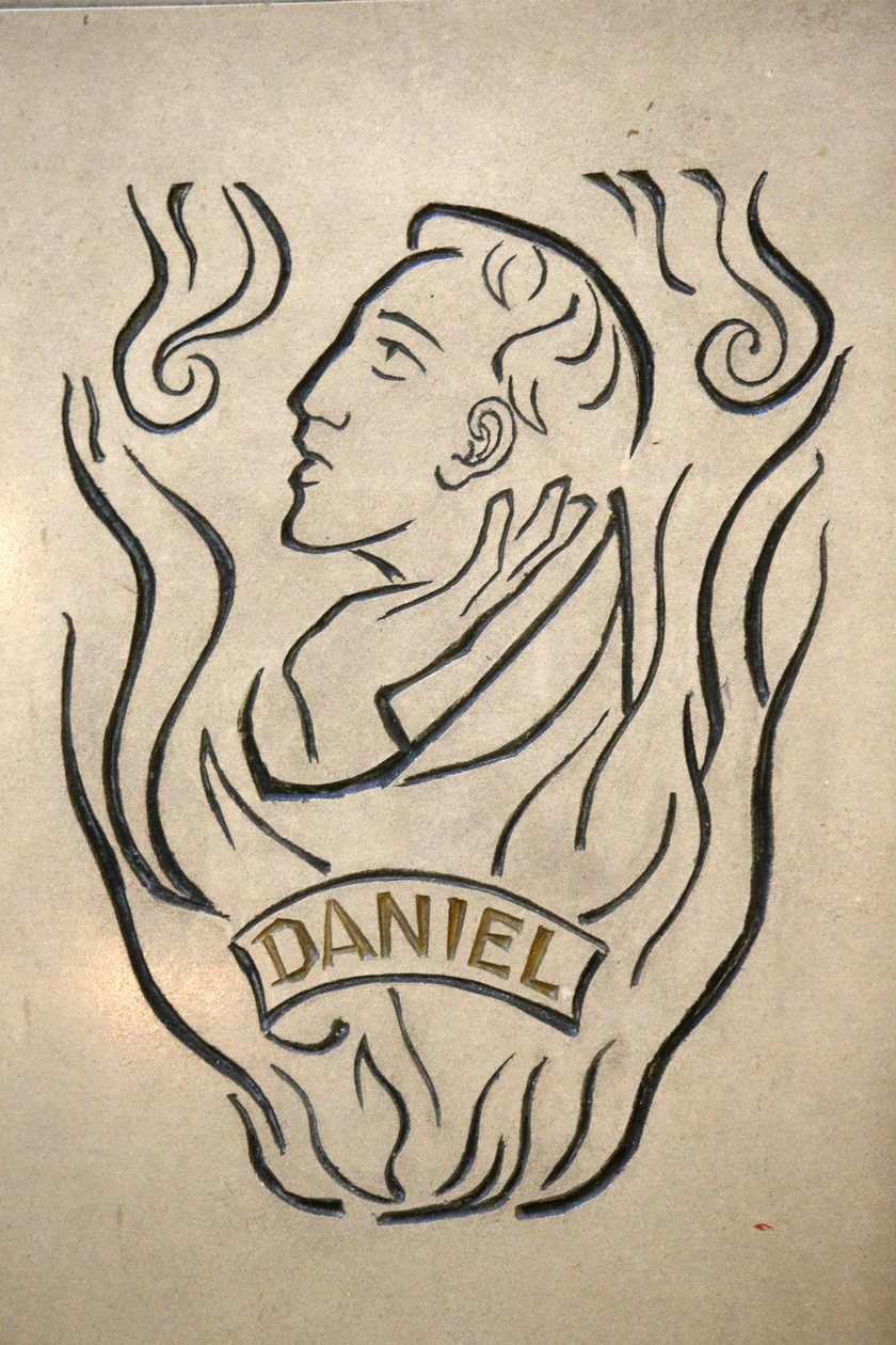 Notre Dame de France katolska kyrkan, London. Profeten Daniel, London, Storbritannien av Unbekannt