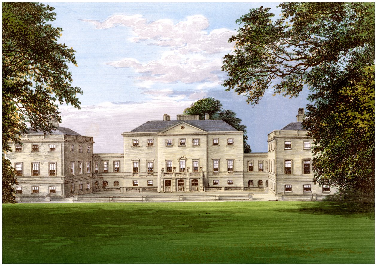 Nuneham Park, Oxfordshire, hem för familjen Harcourt, c1880 av Unbekannt