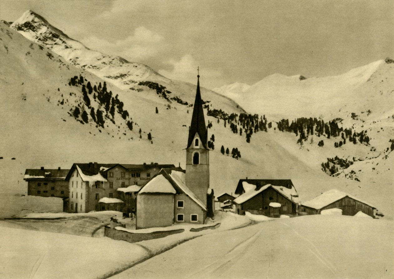 Obergurgl, Tyrolen, Österrike, c1935. av Unbekannt