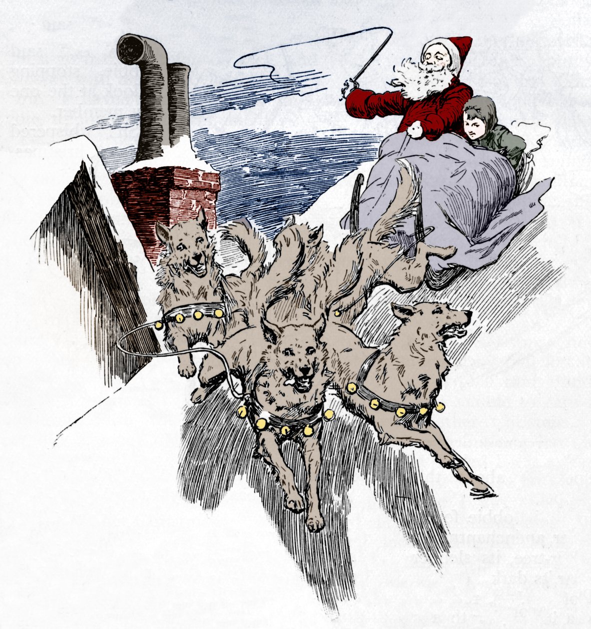 De virvlade iväg i en takt som tog Bobbies andetag, 1901 av Unbekannt