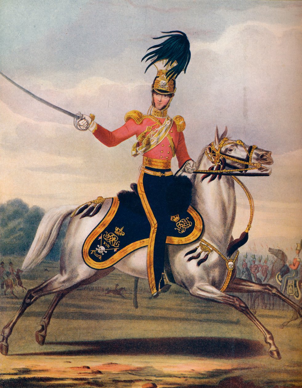 Officer av 17:e Lancers, c1833. 1914 av Unbekannt