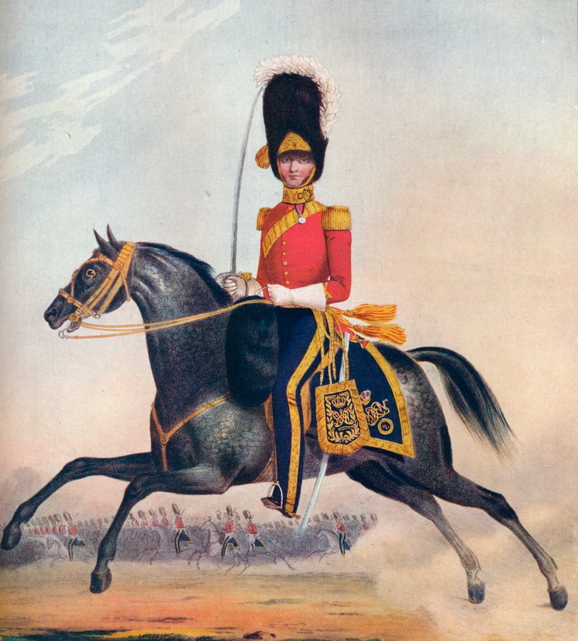Officer i 2:a R. N. Brit. Drakar, c1833. 1914 av Unbekannt