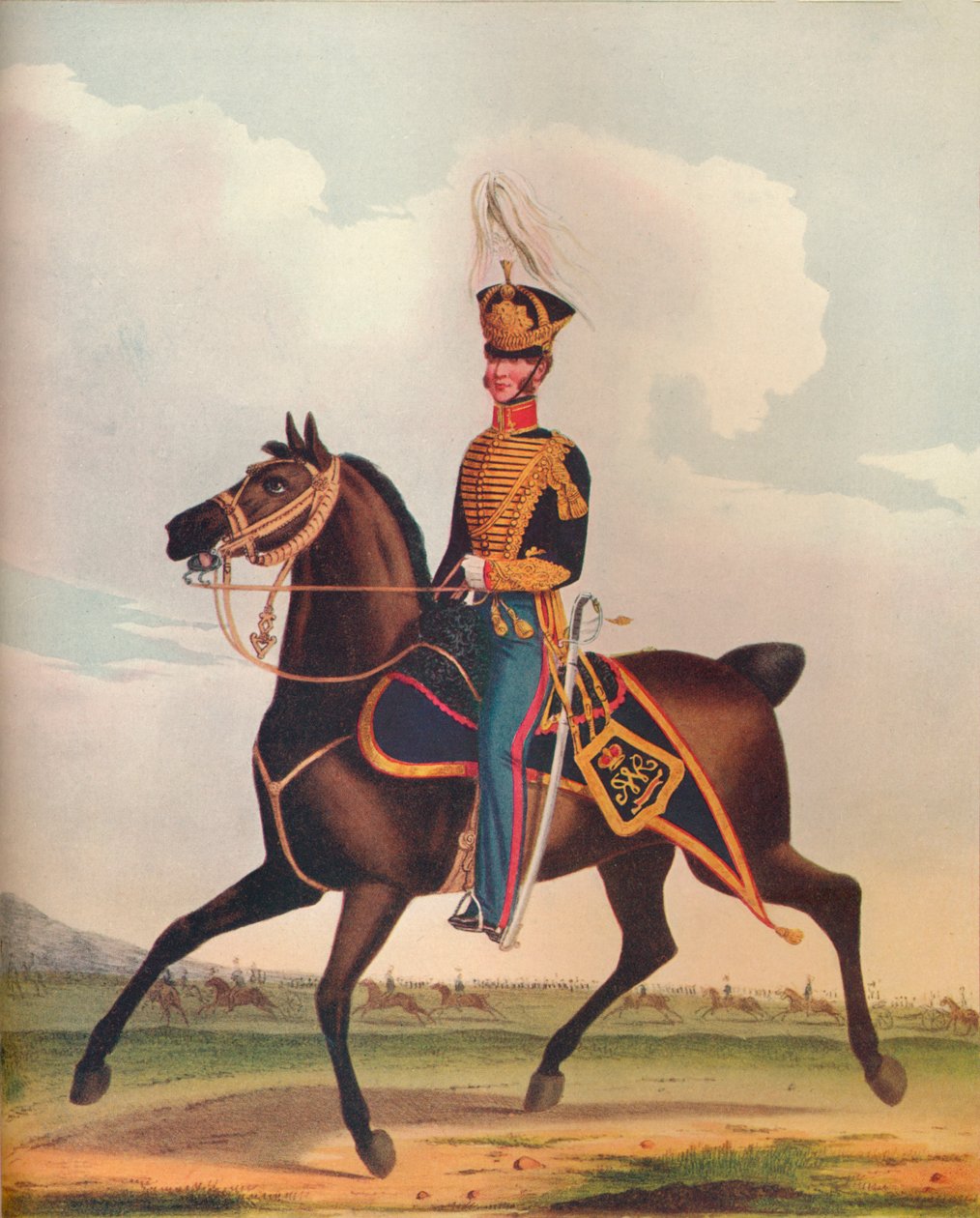 Officer för Royal Artillery Horse Brigade, c1833. 1914 av Unbekannt