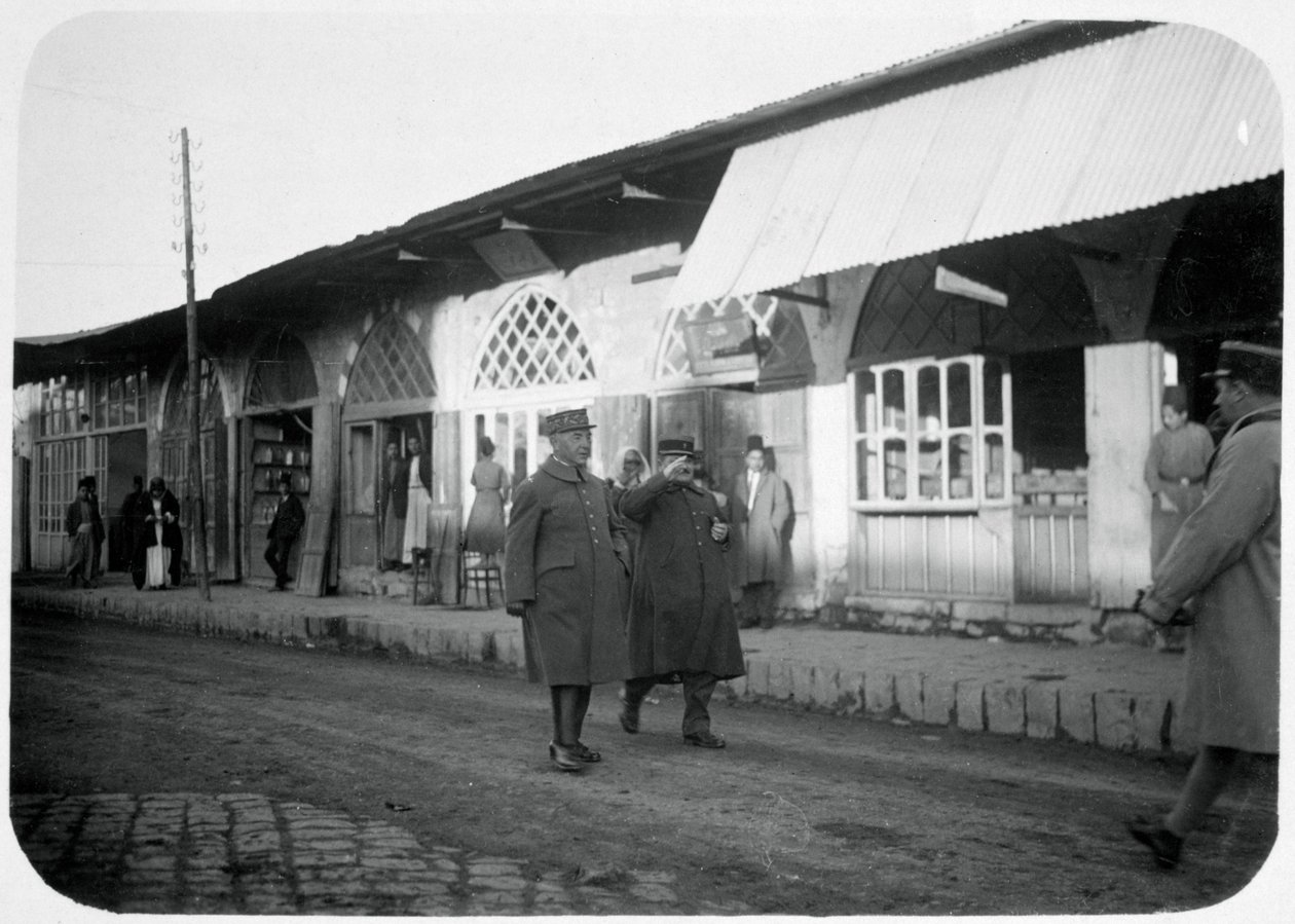 Officerare från den franska främlingslegionen, Syrien, 1900-talet av Unbekannt