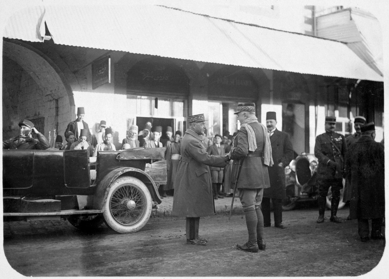 Officerare från den franska främlingslegionen, Syrien, 1900-talet av Unbekannt