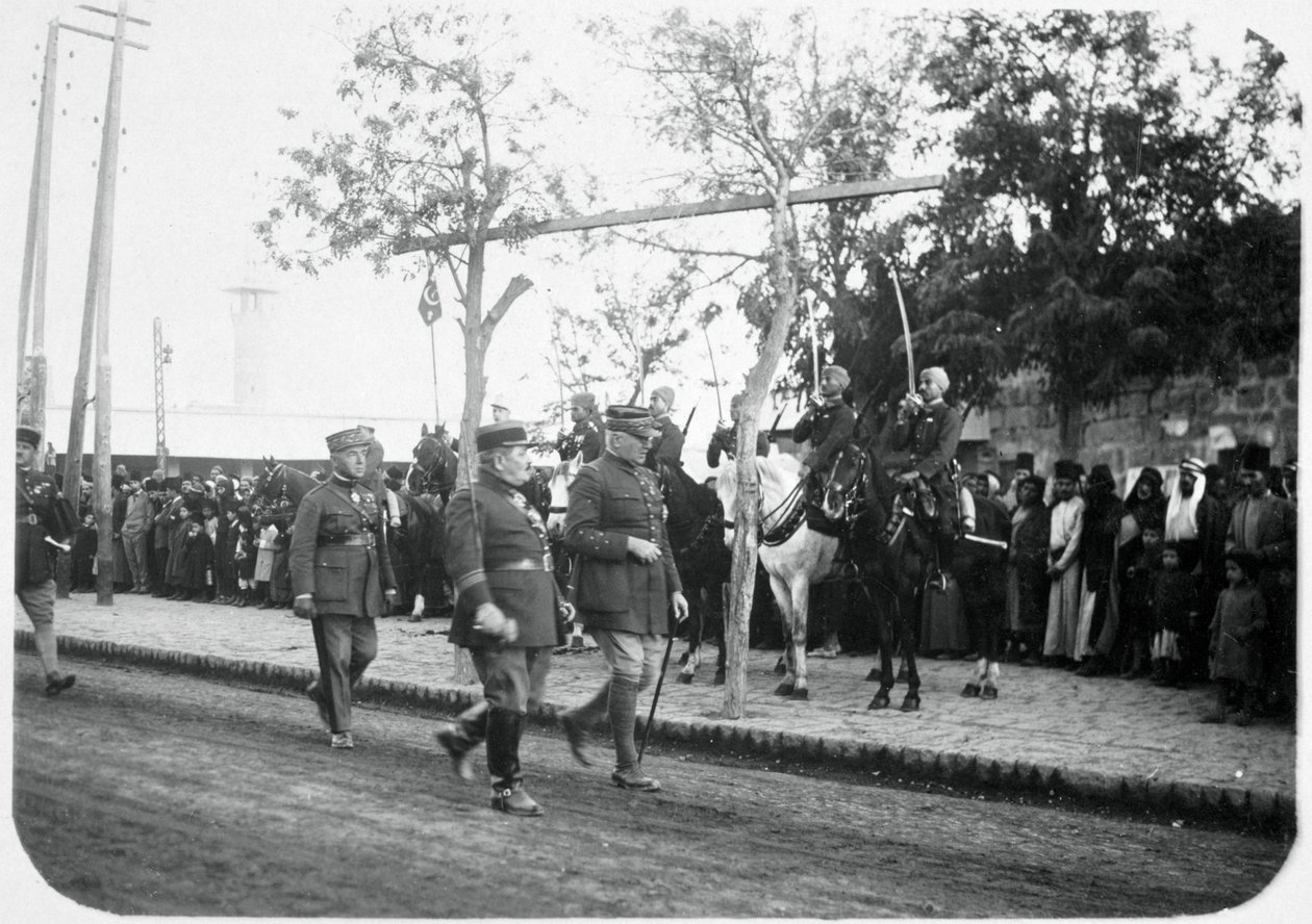 Officerare från den franska främlingslegionen, Syrien, 1900-talet av Unbekannt