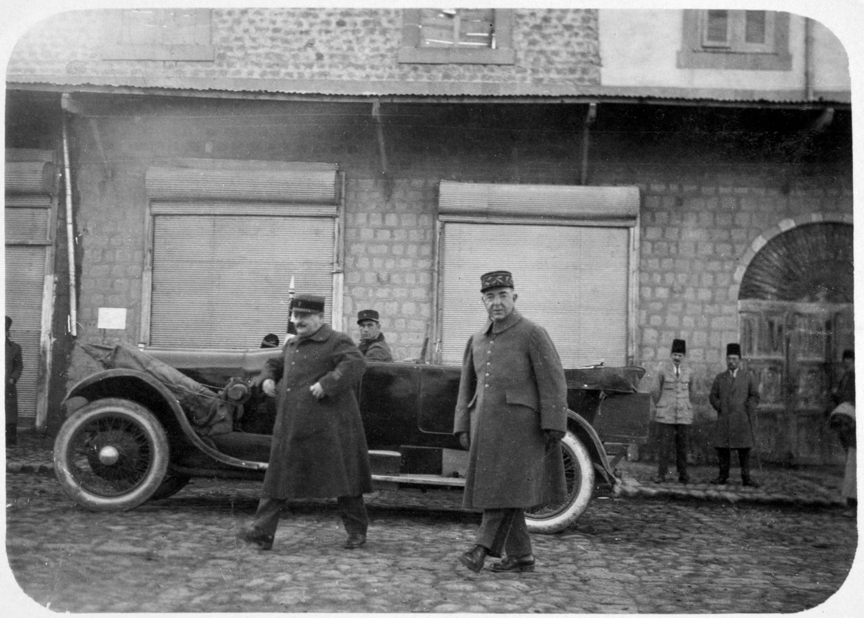 Officerare från den franska främlingslegionen, Syrien, 1900-talet av Unbekannt