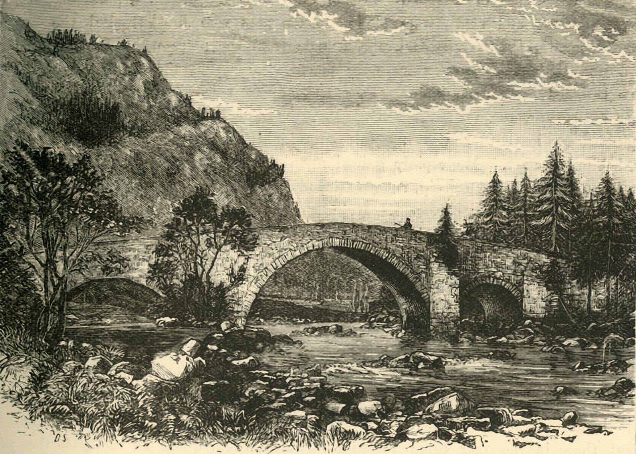Gamla bron i Invercauld, 1898. av Unbekannt