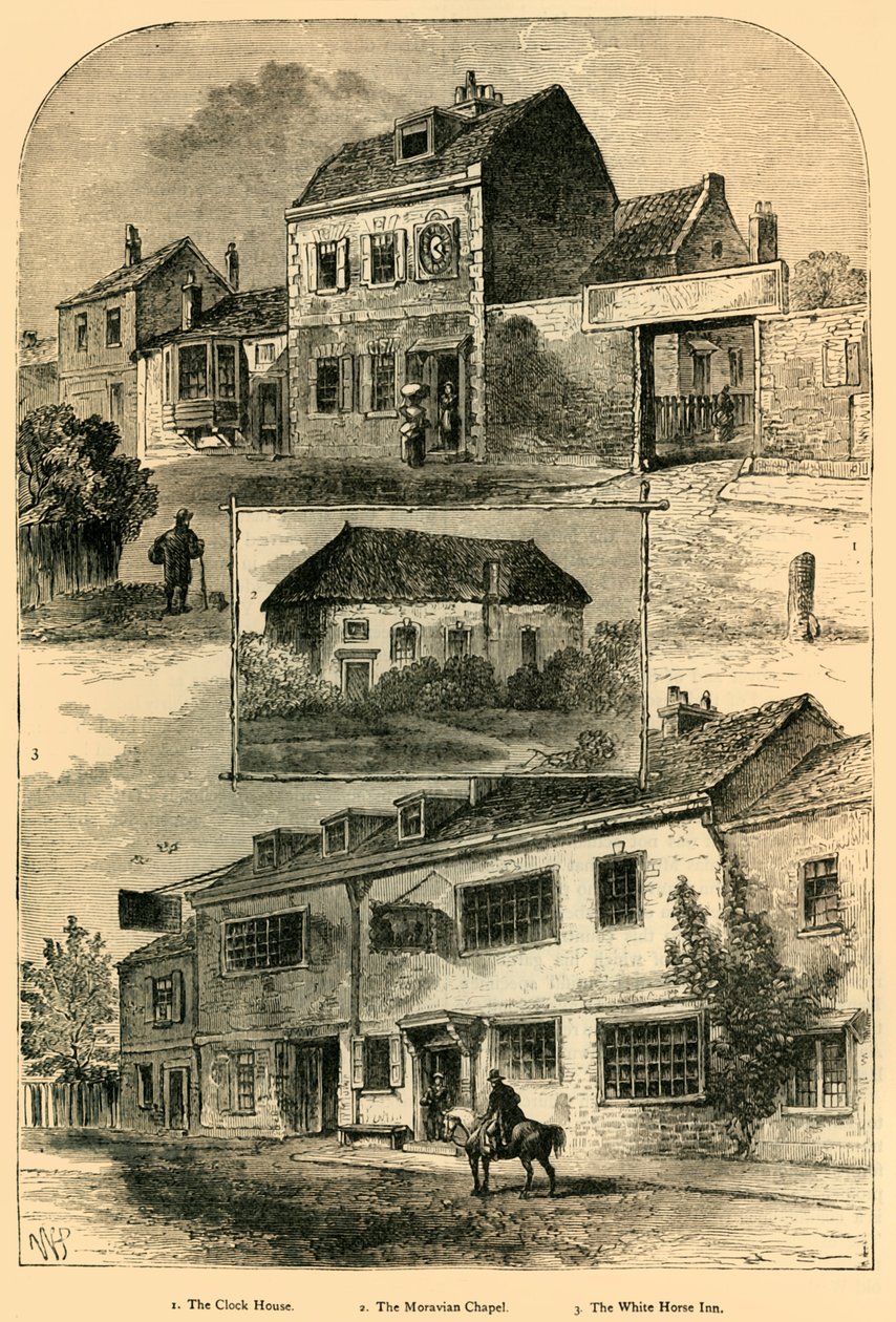 Gamla Chelsea 1750, c1876. av Unbekannt