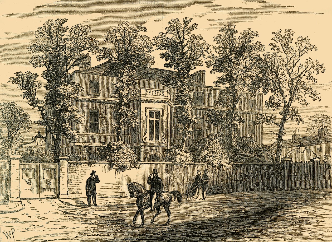 Gamla Gore House, 1830, c1876. av Unbekannt