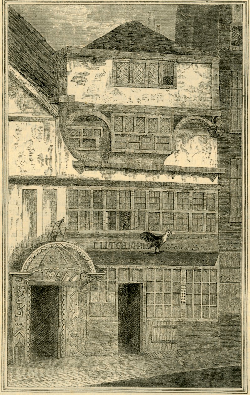 Old House Tidigare i Leadenhall Street, c1872. av Unbekannt