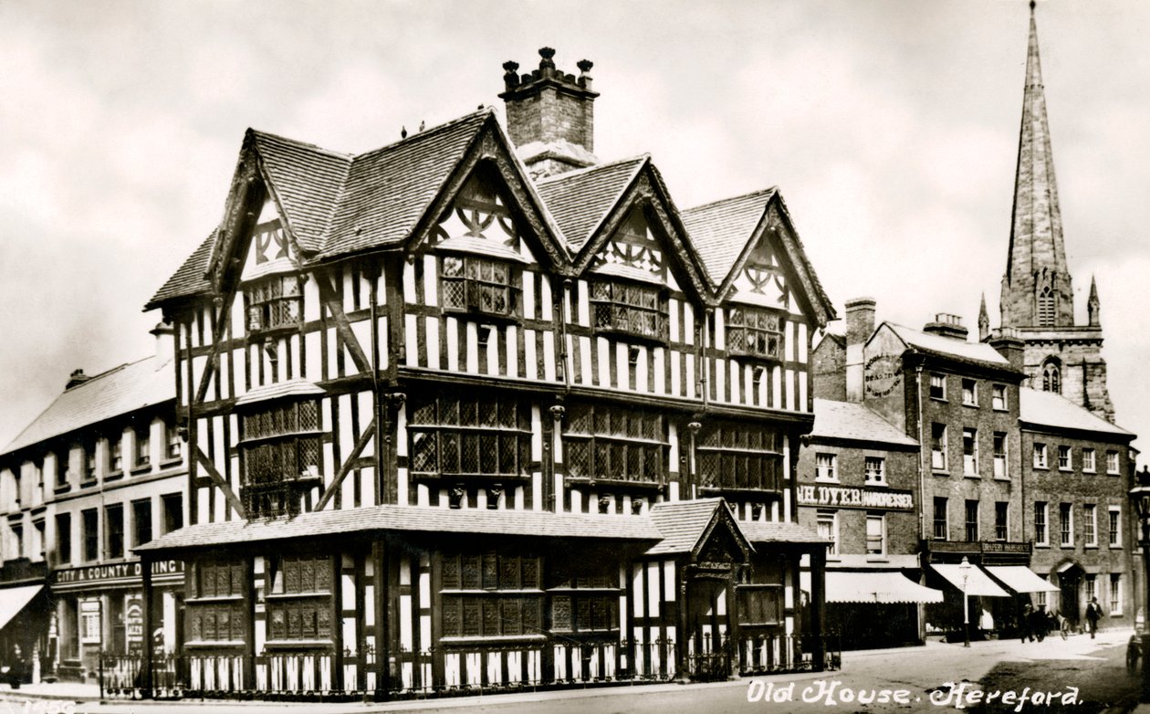 Old House, Hereford, Herefordshire, tidigt 1900-tal av Unbekannt