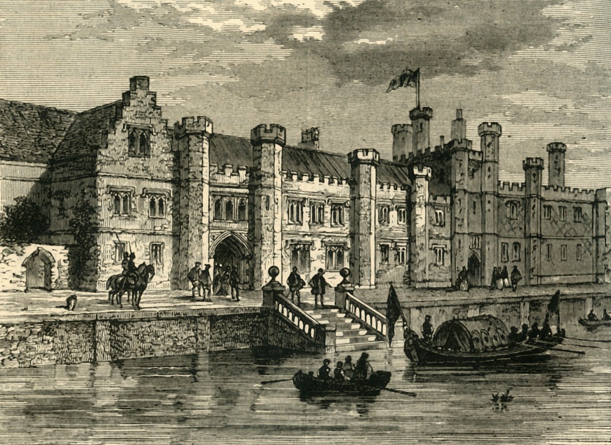 Old Palace of Greenwich, 1630, c1878. av Unbekannt