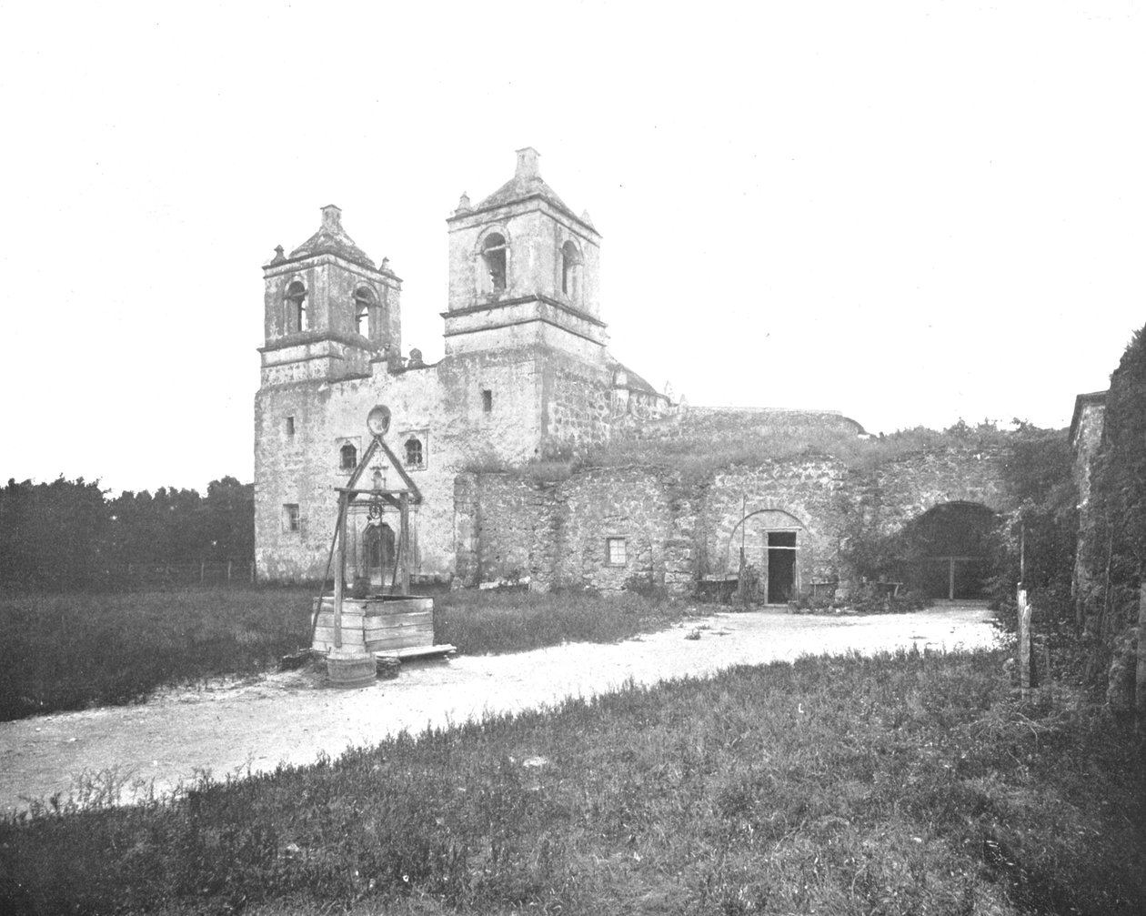 Old Spanish Mission, San Antonio, Texas, USA, c1900. av Unbekannt