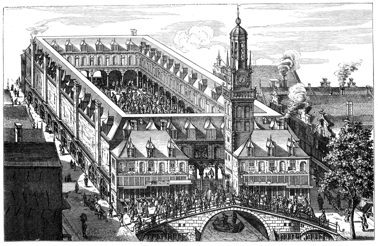 Old Stock Exchange, Amsterdam, Nederländerna av Unbekannt