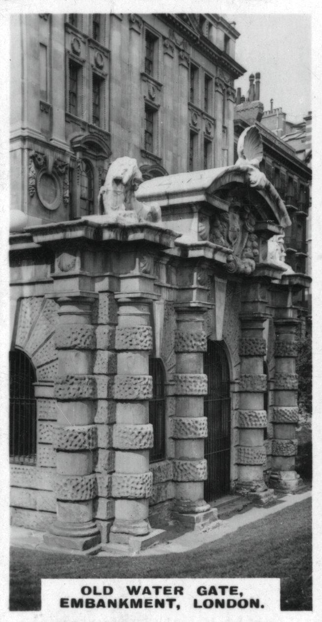 Old Water Gate, Embankment, London, c1920-talet av Unbekannt