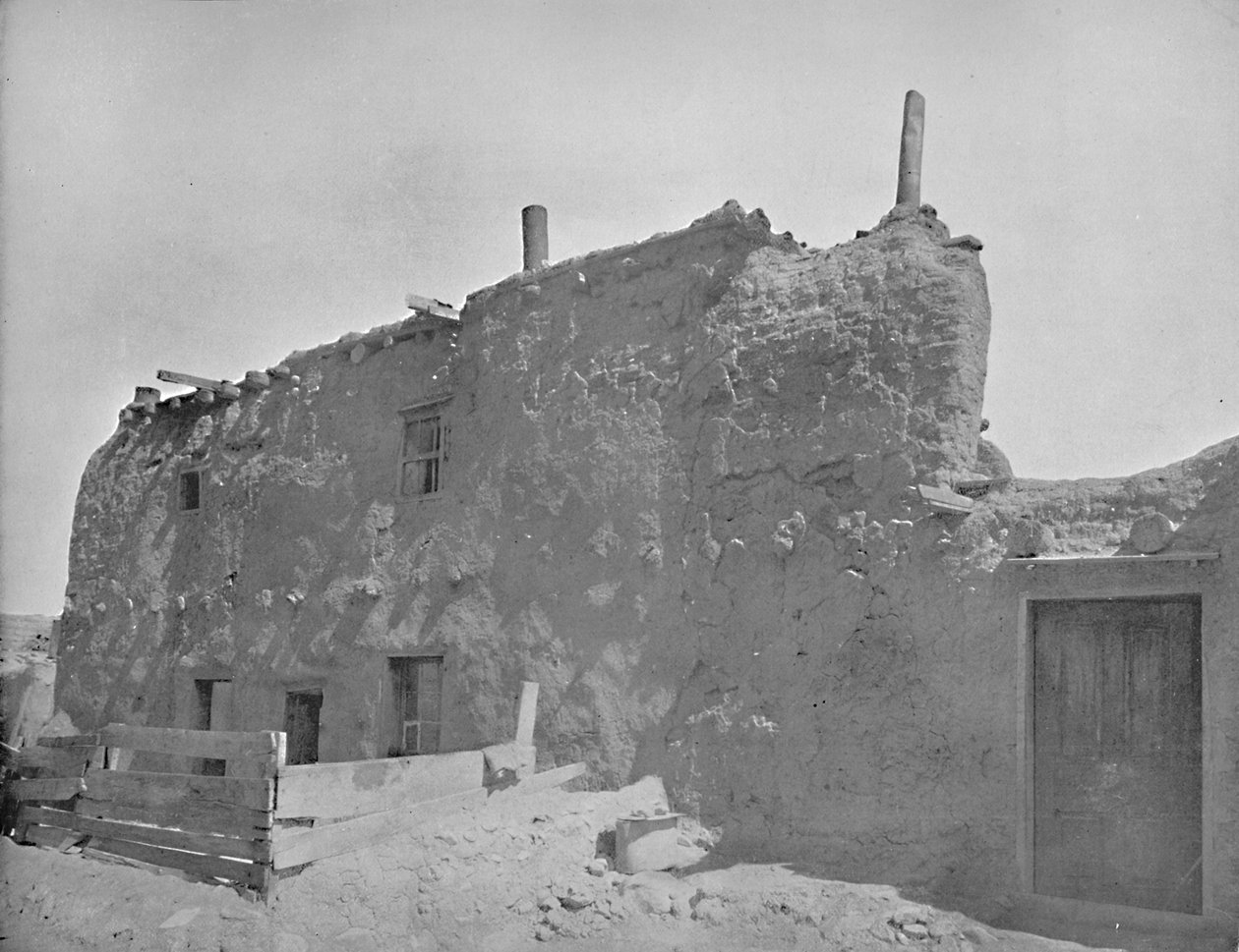Äldsta huset i USA, Santa Fe, New Mexico, c1897. av Unbekannt