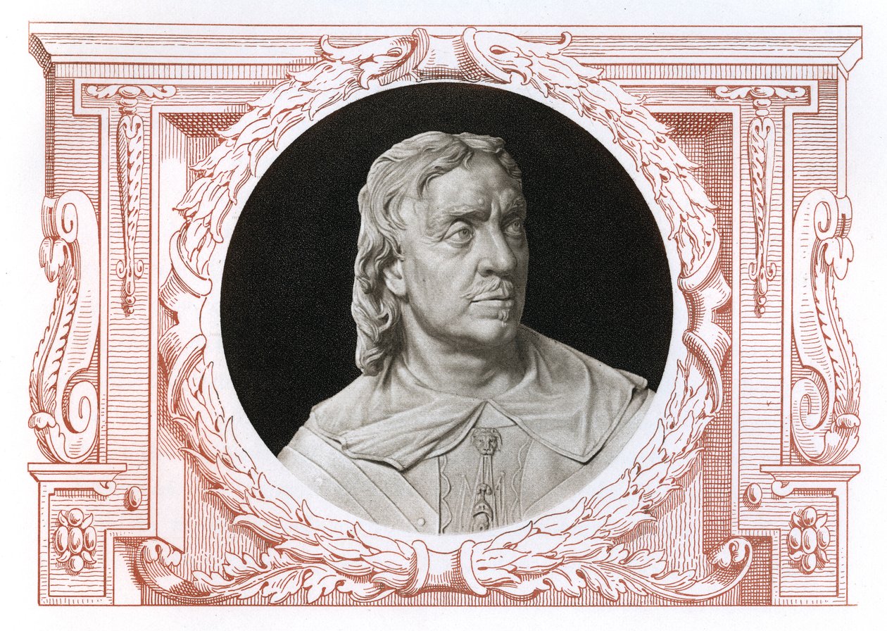 Oliver Cromwell, 1599-1658, engelsk militärledare och politiker, 1899 av Unbekannt