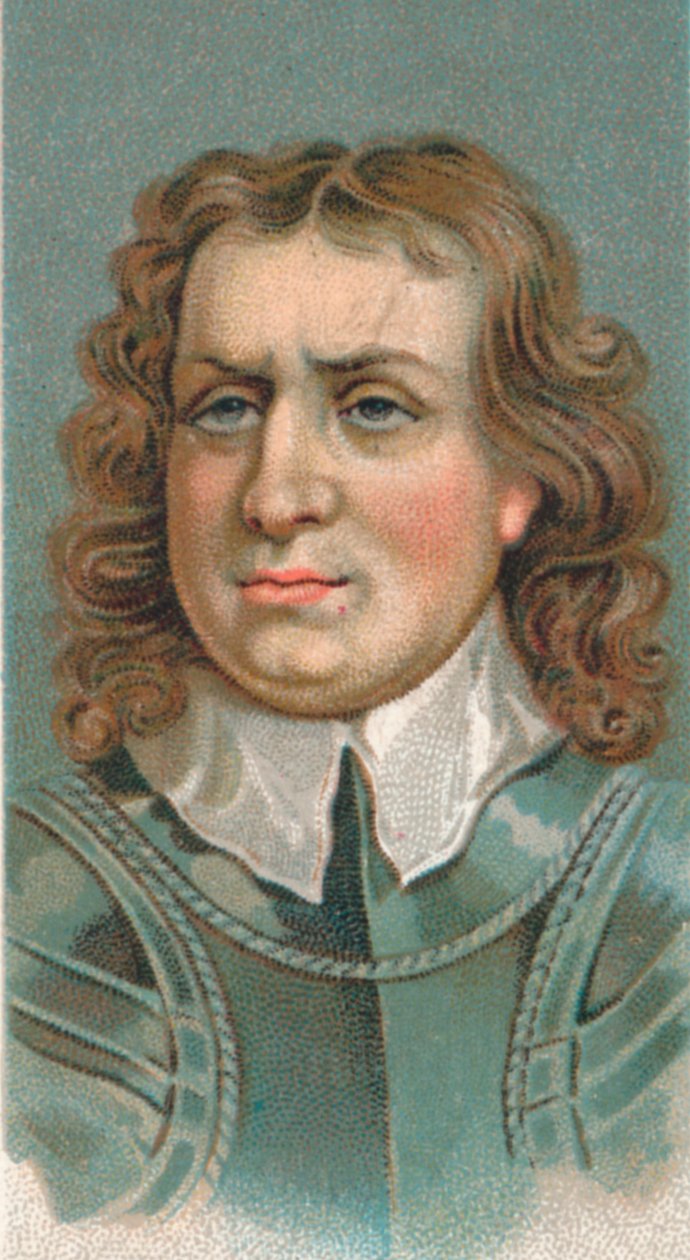 Oliver Cromwell, 1599-1658 engelsk militärledare och politiker, 1924 av Unbekannt