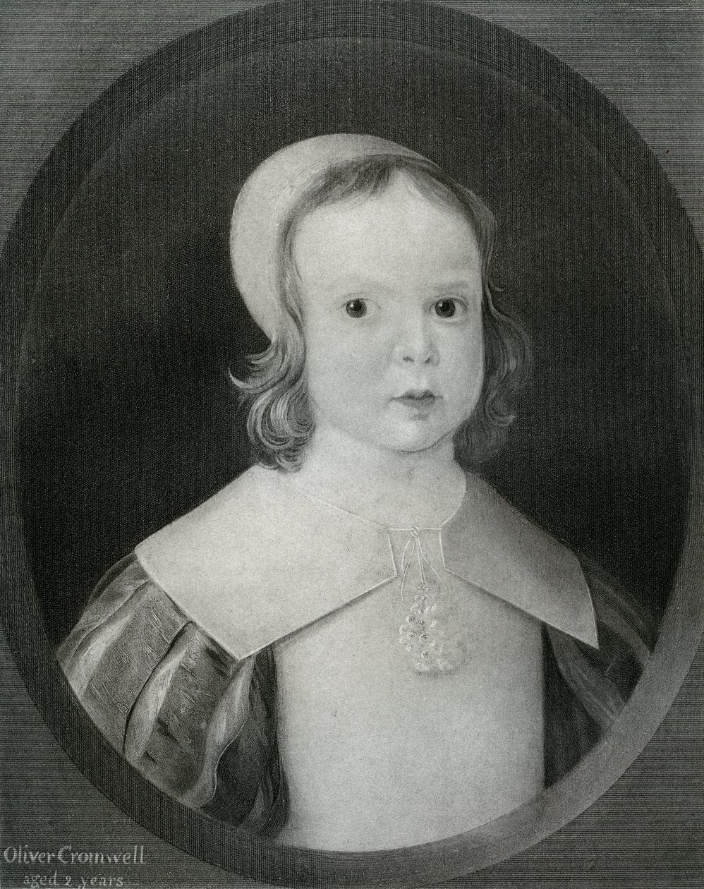 Oliver Cromwell två år gammal, 1601, 1899 av Unbekannt