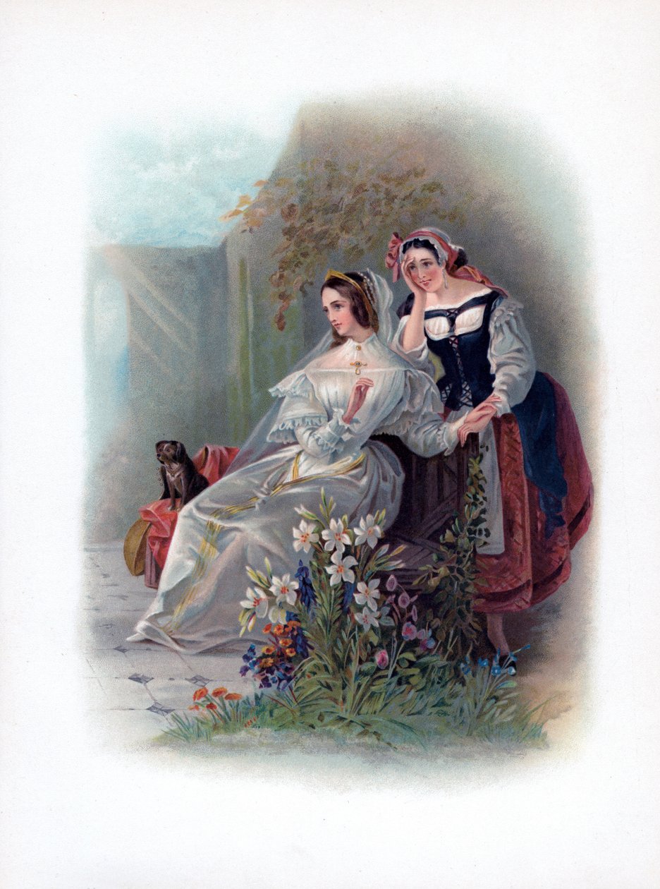 Olivia och Maria, 1891 av Unbekannt