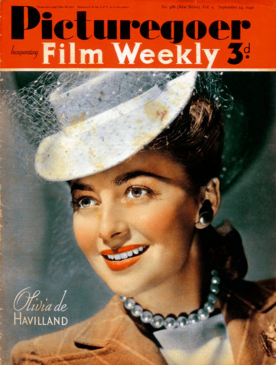 Olivia de Havilland född 1916, amerikansk skådespelerska, 1940 av Unbekannt