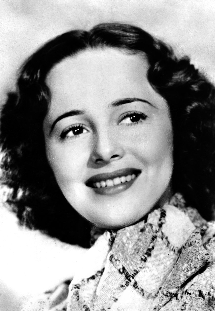 Olivia de Havilland f. 1916, amerikansk skådespelerska, c1930-c1940-talet av Unbekannt