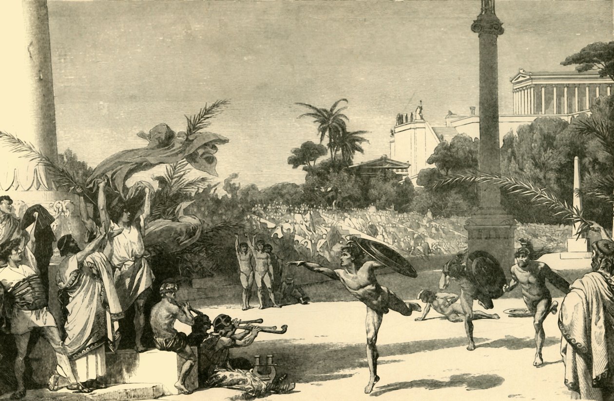 Olympiska spelen, 1890. av Unbekannt