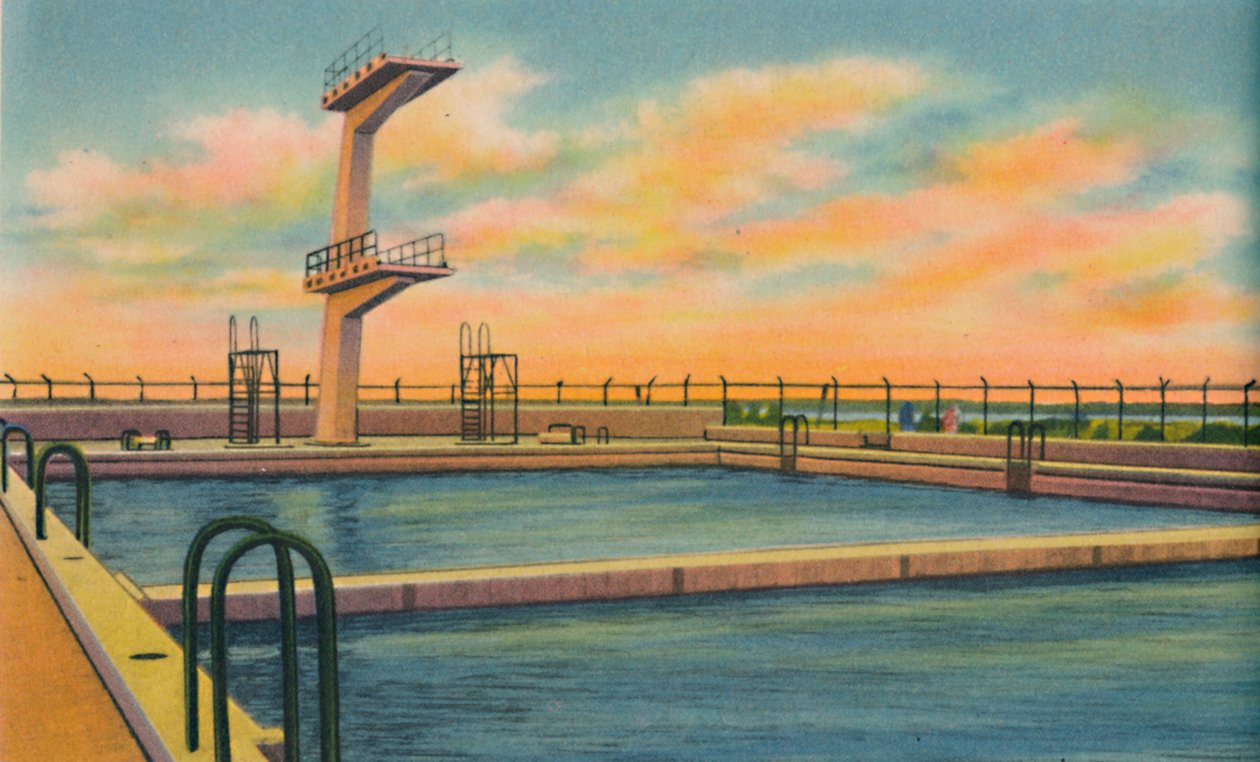 Olympic Swimming Pool, Barranquilla, c1940-talet av Unbekannt
