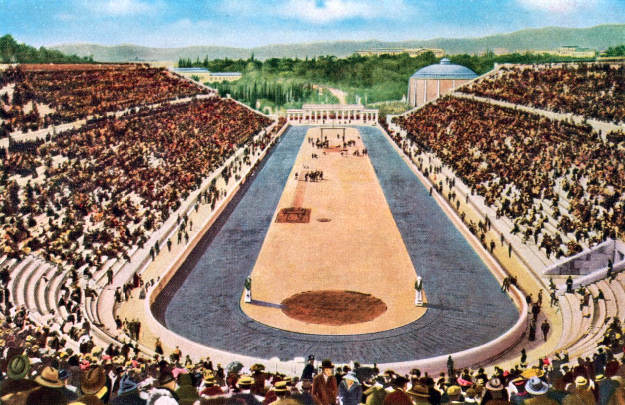 Olympiastadion, Aten, 1906, 1936 av Unbekannt